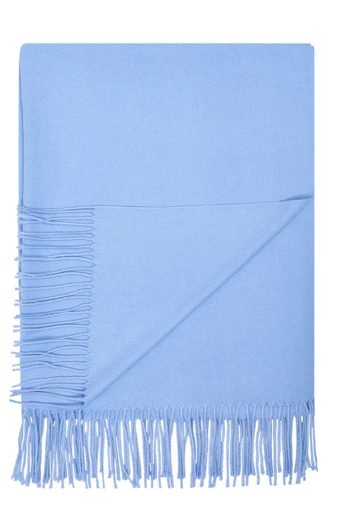 Plain pashmina - Baby blue