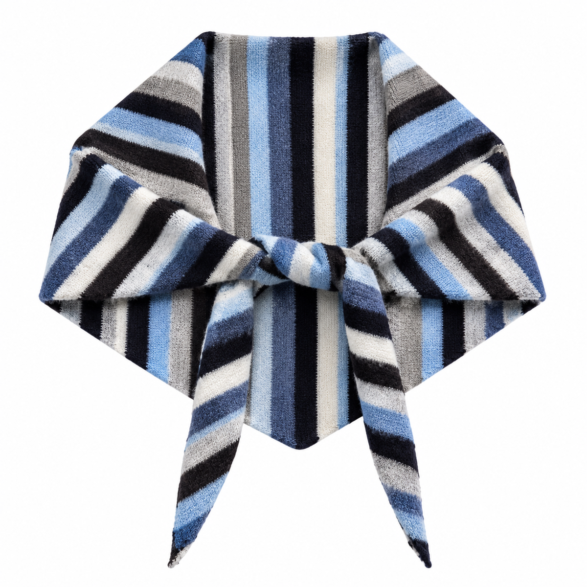 Triangular scarf - Blue