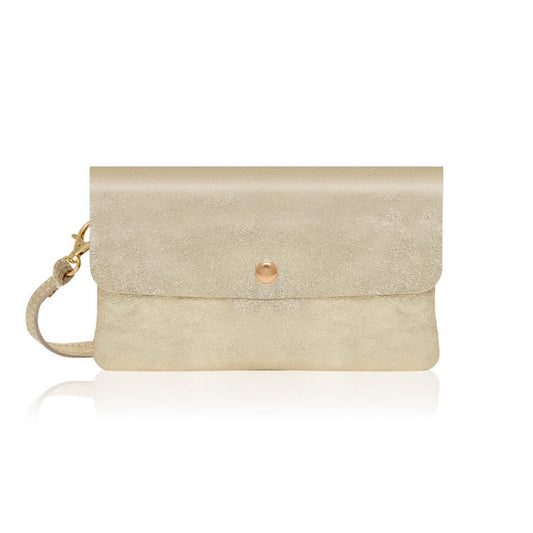 Grace - leather clutch bag