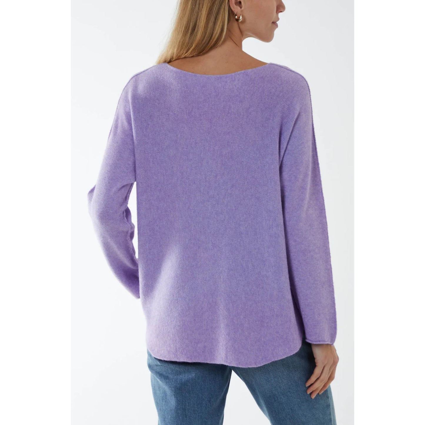 Pull bords francs - Lilas