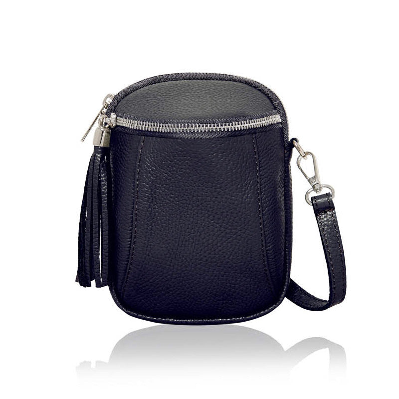 Esther - tassel leather phone bag