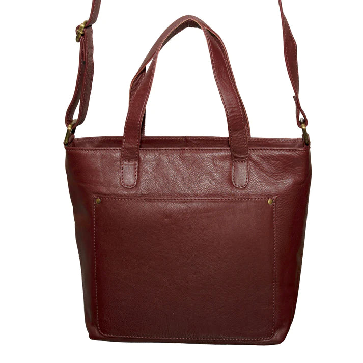 Jessica - Napa leather grab bag