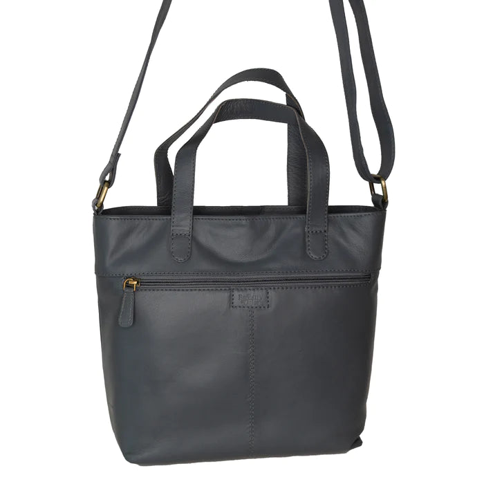Jessica - Napa leather grab bag
