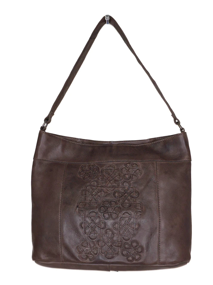 Sandringham - vintage leather shoulder bag