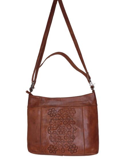 Sandringham - vintage leather shoulder bag