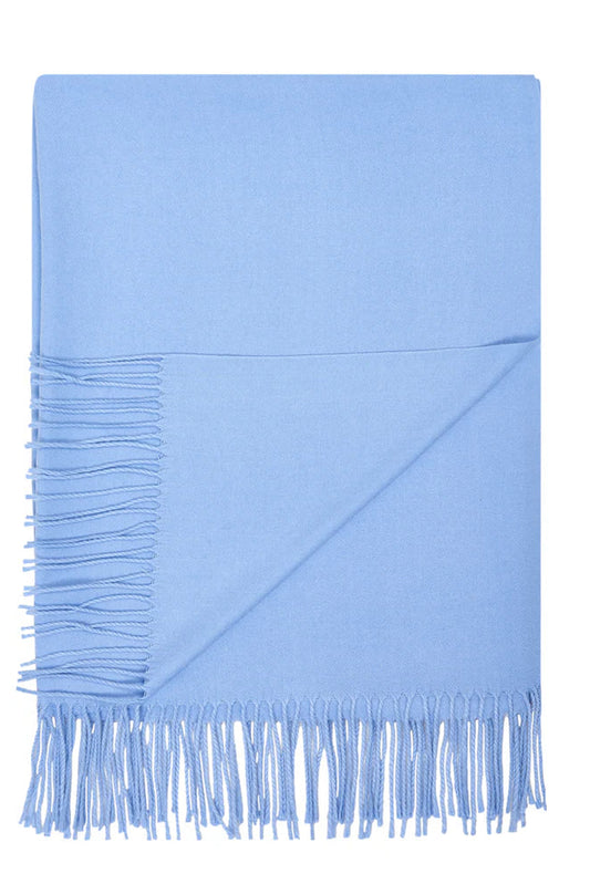 Plain pashmina - Baby blue
