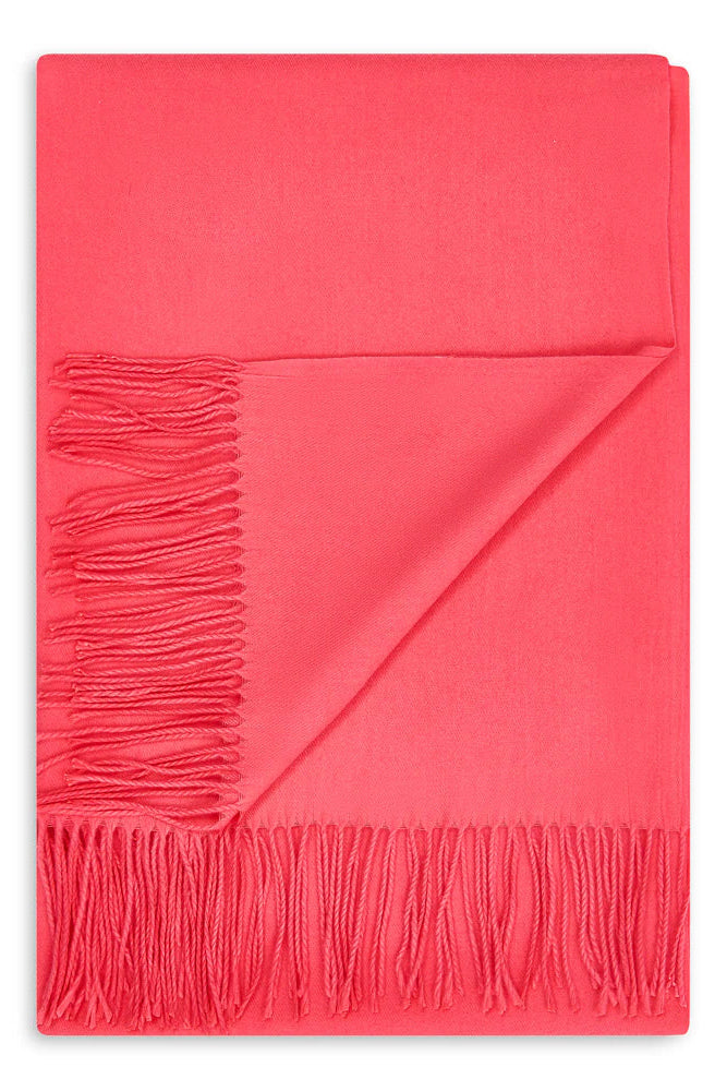 Plain pashmina - Coral