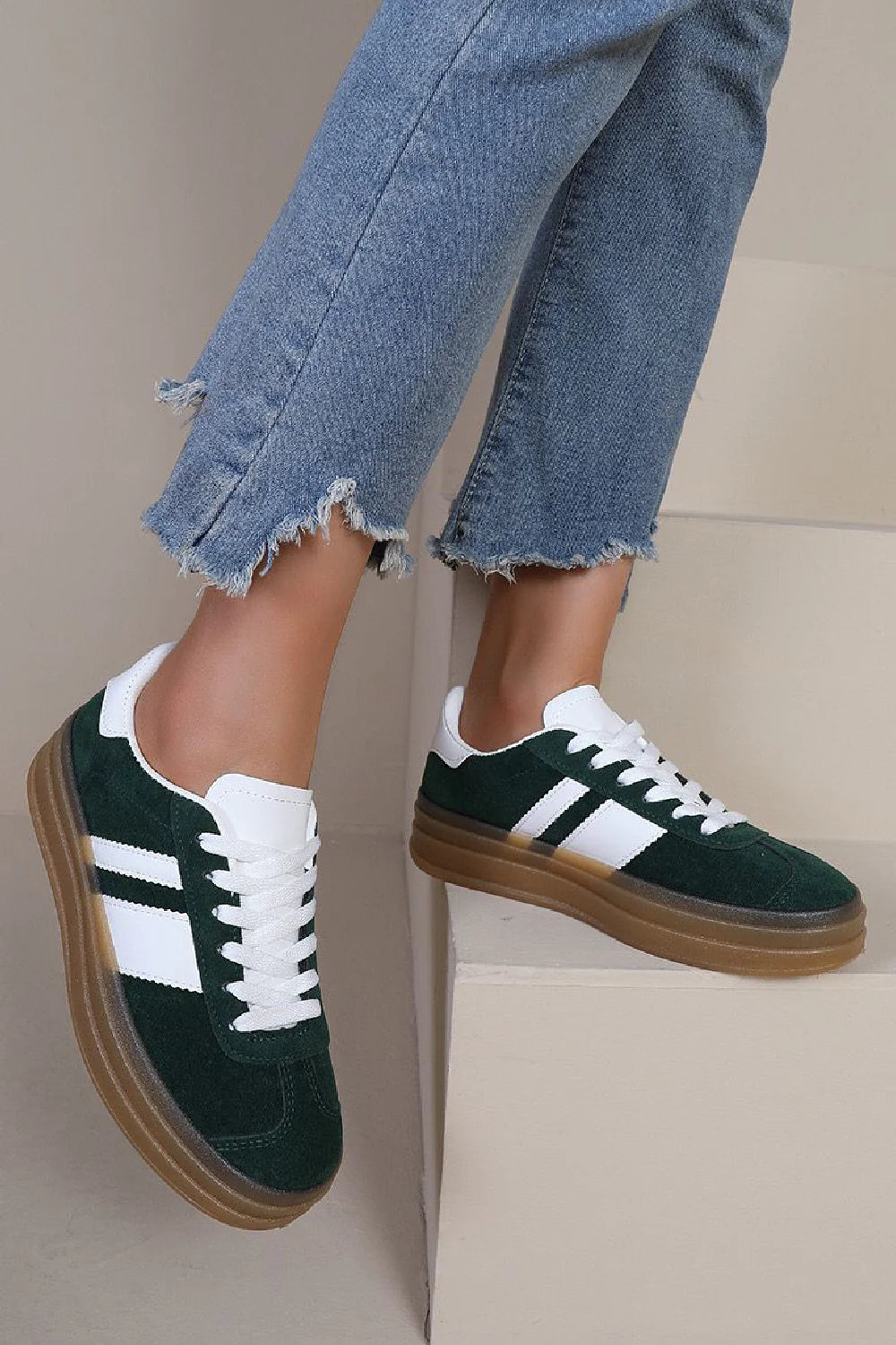 Trainers - Dark green