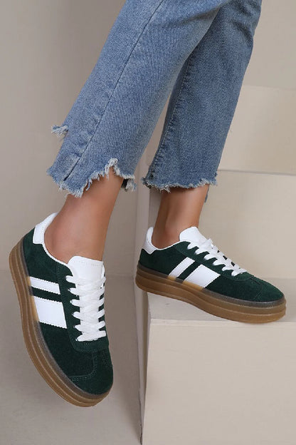 Trainers - Dark green