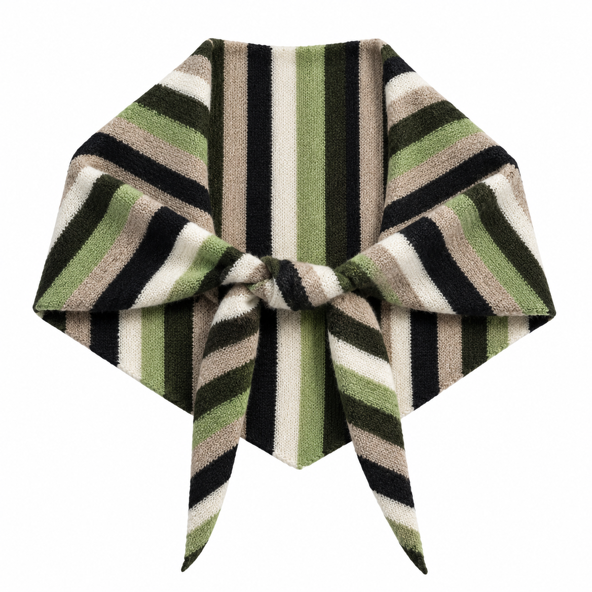 Triangular scarf - Green
