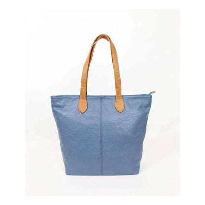 Willow - two tone leather tote