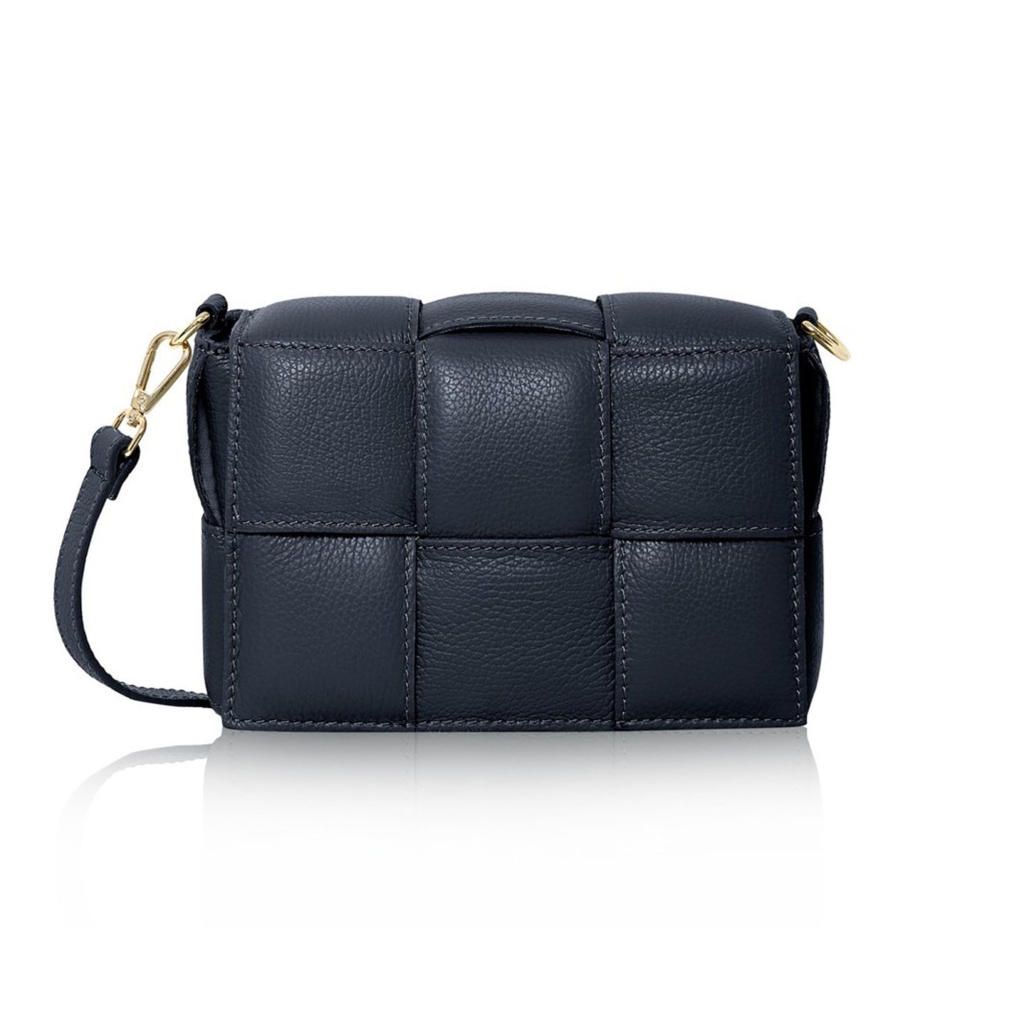 Anna - Woven leather box bag