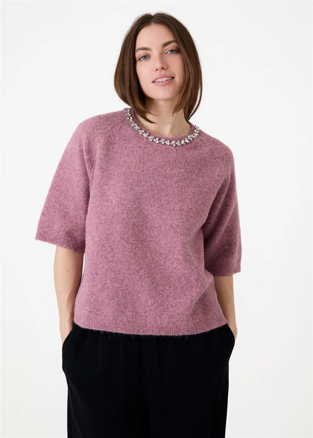 Necklace jumper - Lilac