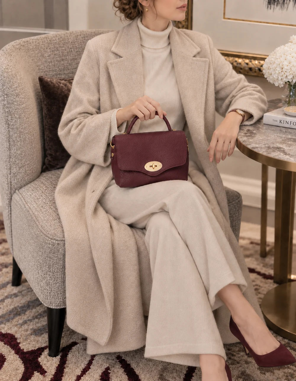 Lizzi - Little leather grab bag