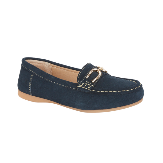 Suede loafers - Navy