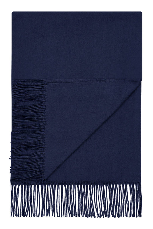 Plain pashmina - Navy