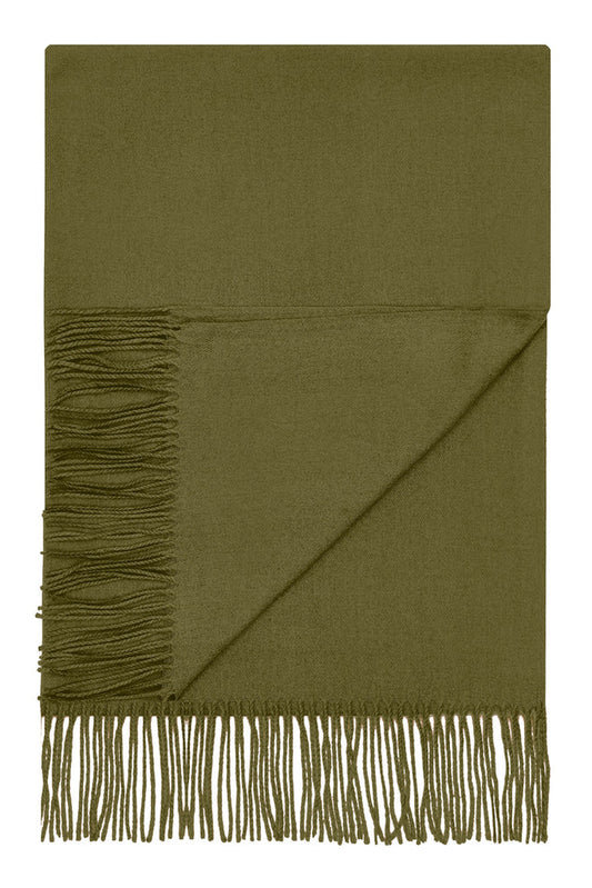 Plain pashmina - Khaki