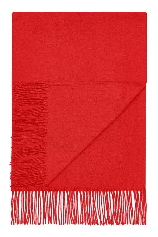 Plain pashmina - Red