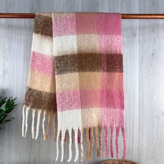 Winter scarf - Pink
