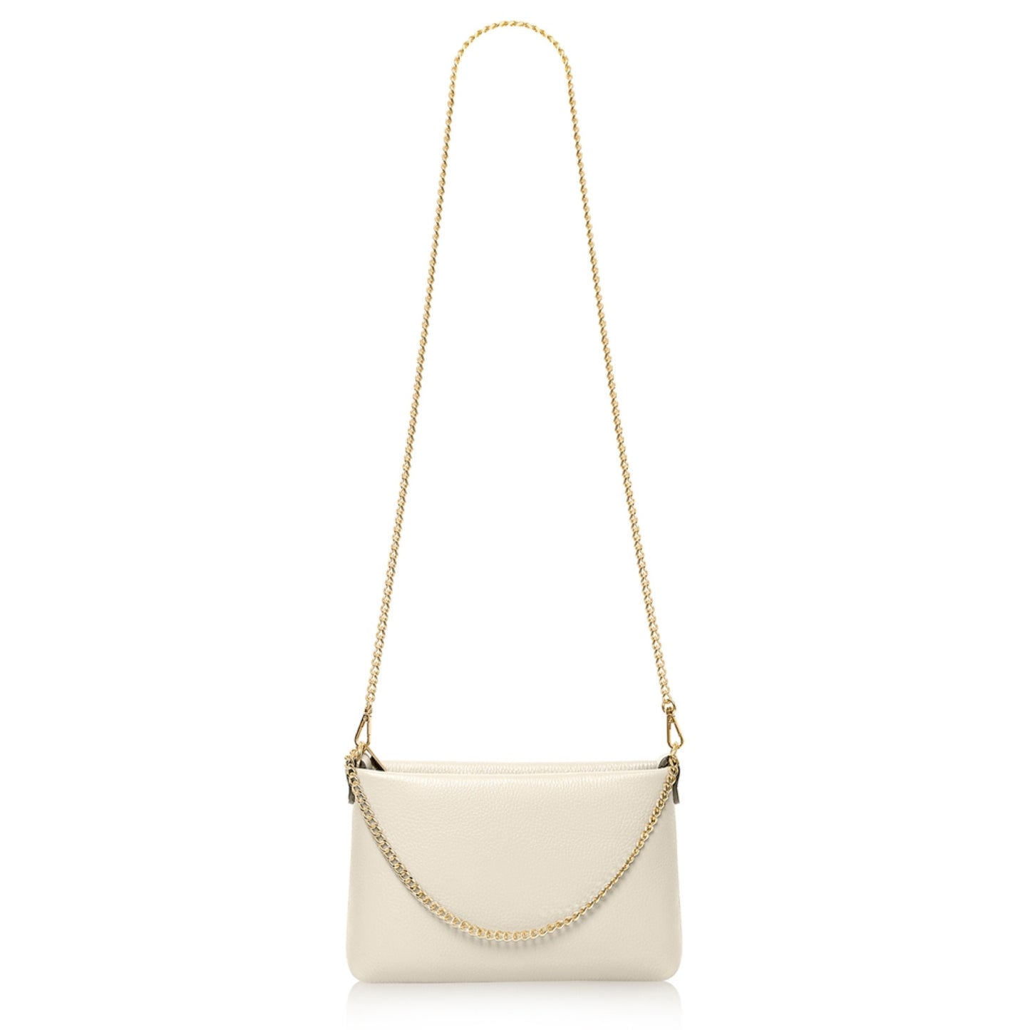 Chloe - gold chain leather handbag