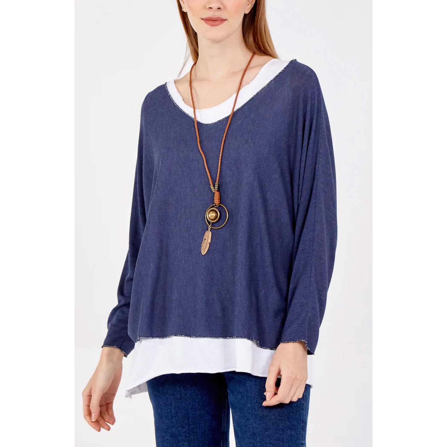 Double layer top - Navy