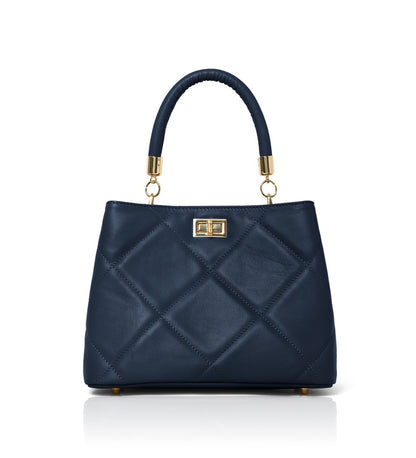 Daisy - quilted leather grab bag