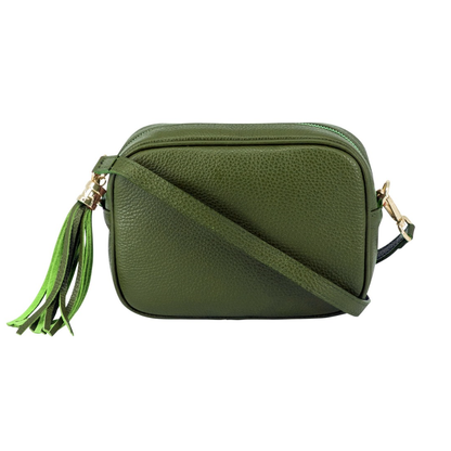 Olive classic - tassel camera bag